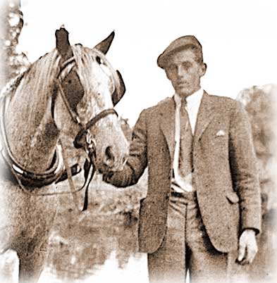 Charlie Williams who worked with heavy horses