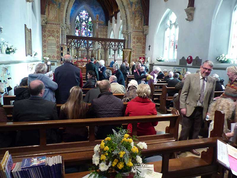 Congregation at St Mary Madresfield