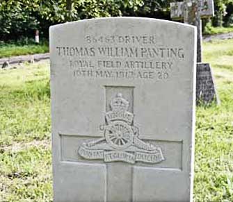 Thomas William Panting's Commonwealth war grave